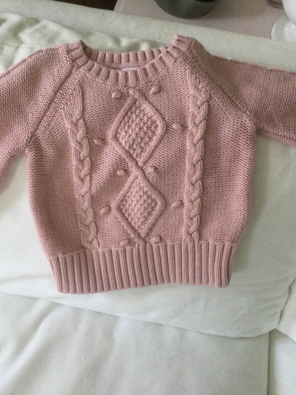 Gap child’s sweater 3 mauve pink